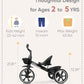 KRIDDO Kids Tricycle for 2-5 Year Olds - Gift for Toddlers - Black
