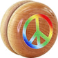 Wooden Peace Yo-Yo - Made In Usa