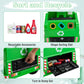 Olakids Ride On Car, Recycling Garbage Truck Electric Vehicle With Music, Horn, Warning Lights, Recycling Accessories Included, Toddlers Battery Powered Trash Toy For Boys Girls (Green)