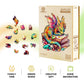 Jigfoxy Wooden Puzzles For Adults, Dragon Wood Puzzles Adult, Unique Animal Shape Wooden Jigsaw Puzzles, Birthday Gifts For Puzz
