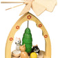 Alexander Taron 1702 Richard Glaesser Mini Pyramid-Cat Theme-4.25 H W x 3.25, Brown