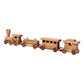 Amishtoybox.Com Wooden Train Toy Play Set - 24'' Long - Cpsia-Approved Finish (Harvest Stain)