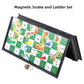 Travel Board Games Small Magnetic Snakes And Ladders Board Game 9.7 Inches Portable Folding Board