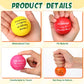 Glimin 48 Pcs Motivational Stress Balls Colorful Foam Balls Inspirational Quote Hand Exercise Balls with Drawstring Bag Employee