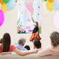 Astaron Pin The Tail On The Mermaid Game For Kids Birthday Party, Mermaid Party Game With 24 Pcs Tail Stickers Birthday Party Supplies For Wall Home Room Decorations
