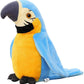 Talking Macaw Parrot Repeat What You Say Stuffed Animal Plush Toy Electronic Record Animated Bird Shake Wings Speaking Parrot Pe