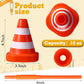 Sawysine 24 Pack Construction Cone Cups With Straws Bulk, Traffic Cones Party Favor Cups 10 Oz Plastic Reusable Kids Race Cups S