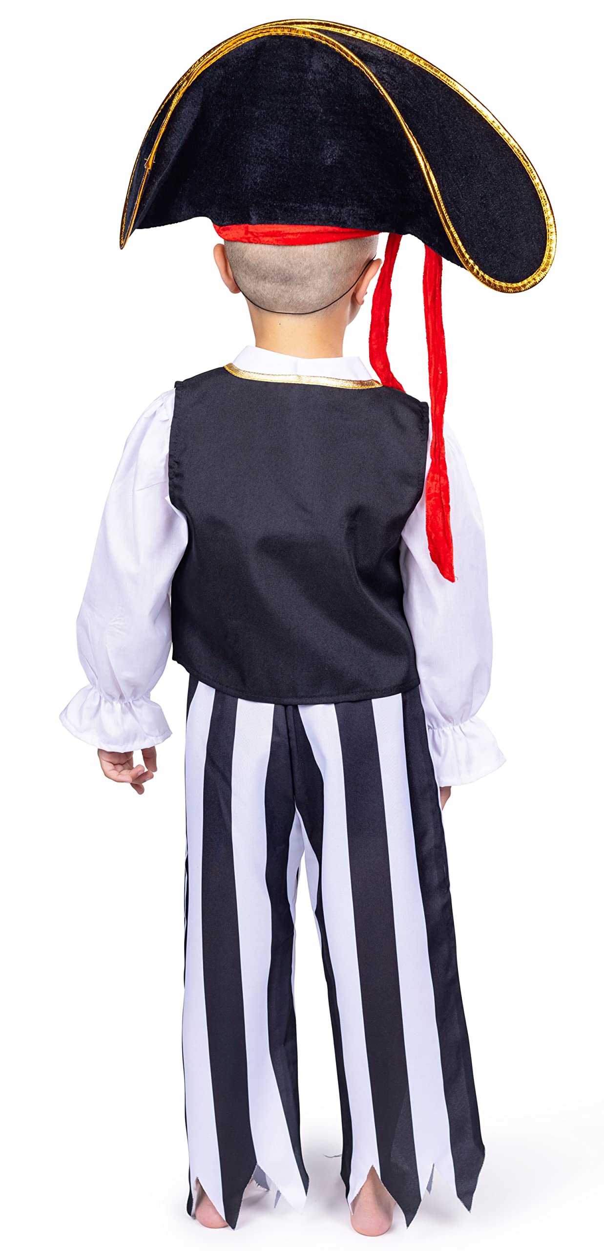 Dress Up America Kids Pirate Costume - Authentic Boys Pirate Costume For Halloween, Birthday Parties, & Role-Play Dress Up
