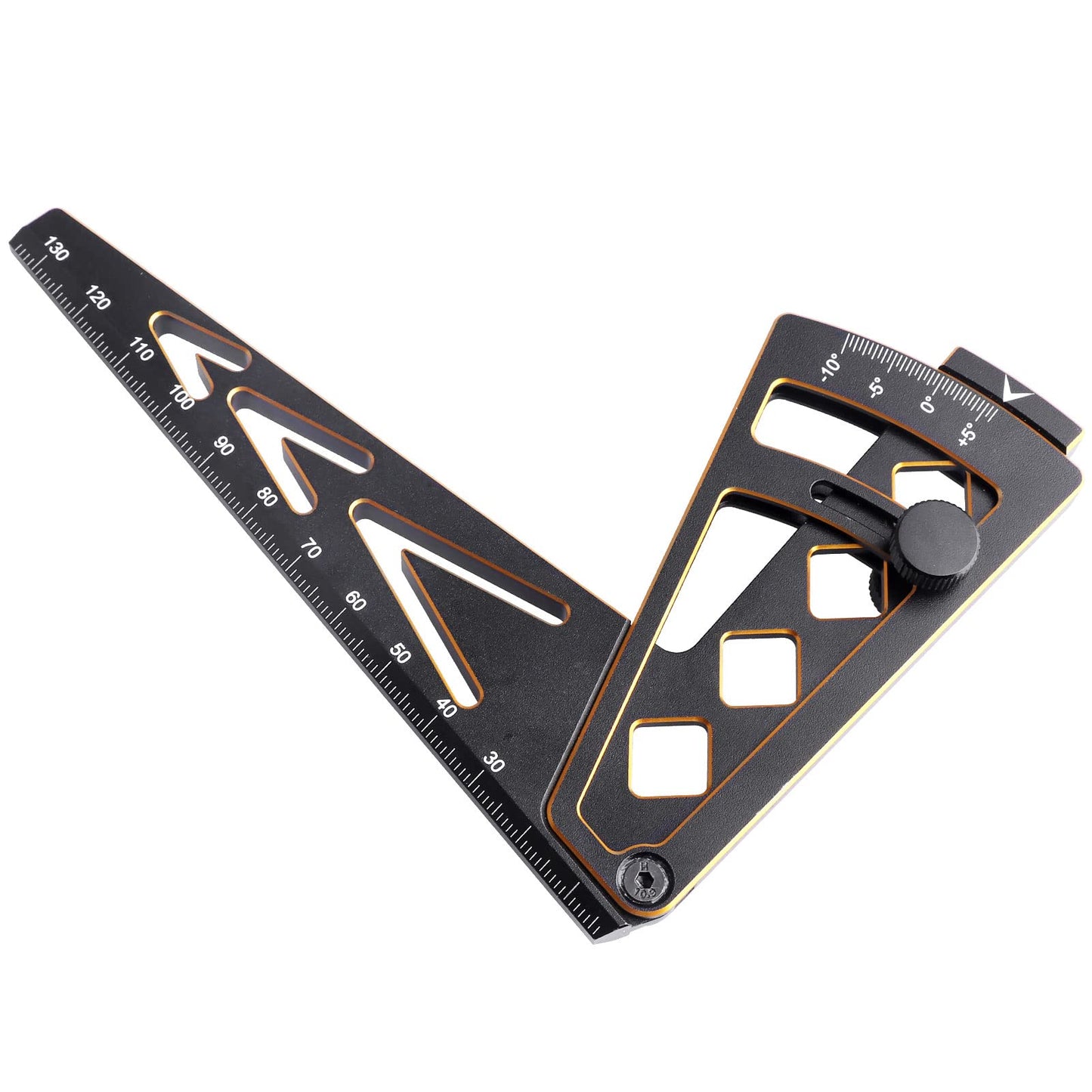 Hobbyfire Aluminum Metal RC Car Camber Gauge Height Gauge Wheel Wrench for 1/8 1/10 Scale RC Truck Buggy On Road Touring Racing