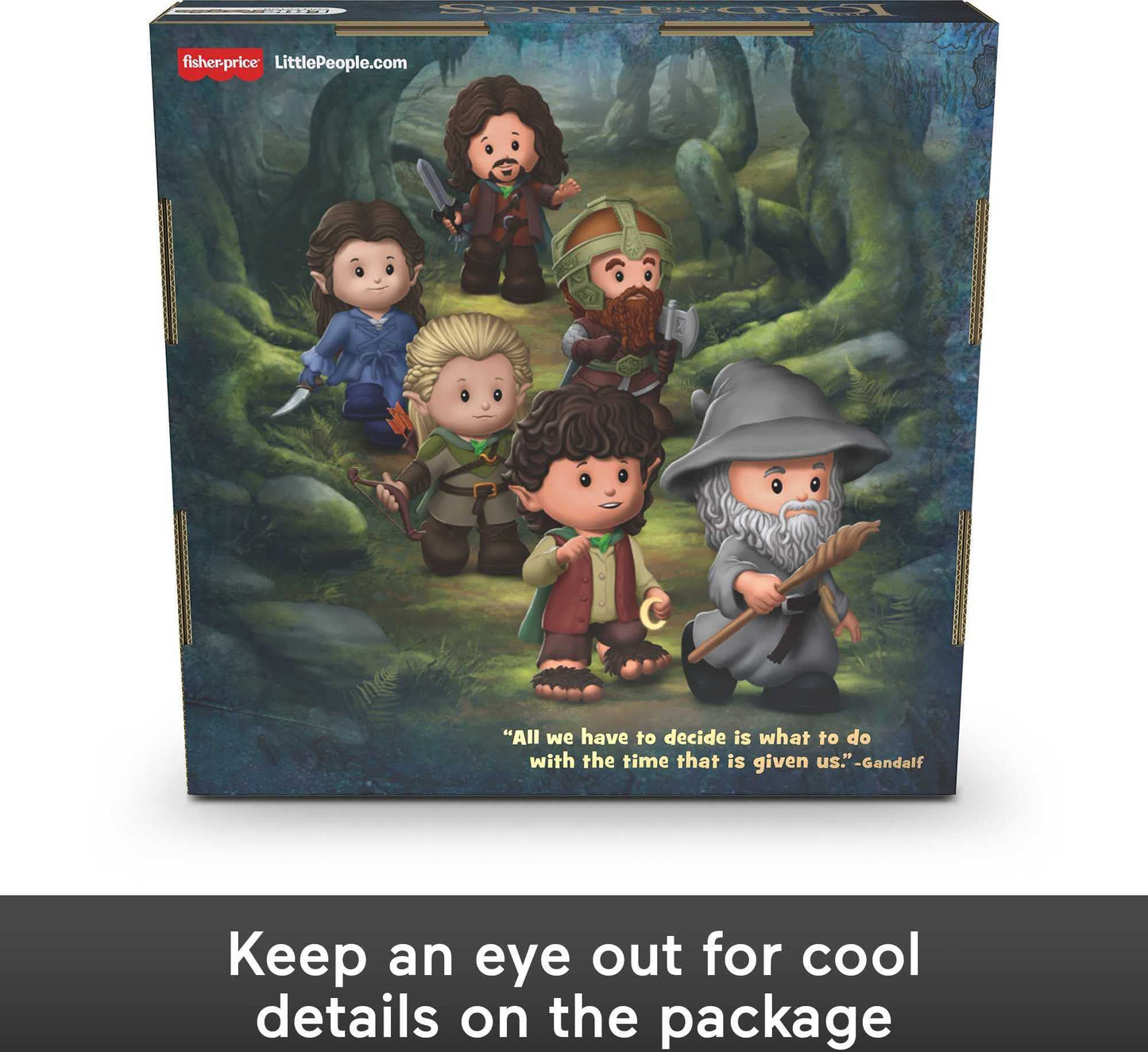 Little People Collector The Lord Of The Rings Movie Special Edition Set For Adults & Fans, 6 Figures In Display Package