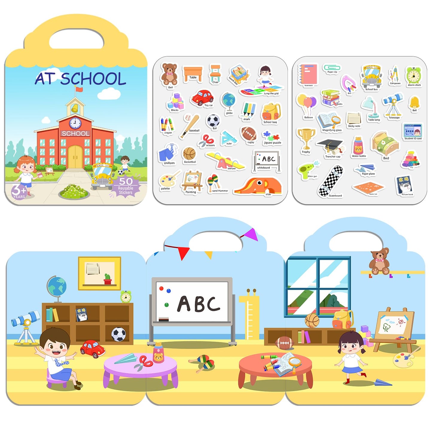 Jofrey Jelly Stickers Book For Kids 2-4