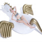 Jasonwell Giant Inflatable Pegasus Pool Float With Fast Valves Summer Beach Swimming Pool Floatie Lounge Floating Raft Outdoor Party Decorations Toys For Adults Kids (Xxxl)
