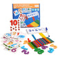 ZOOMELLA Handson Counting Set with Answer Board Educational Math Toy with Counting Rods Colorful Addition Game with Number Card