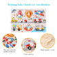 Wooden Peg Puzzles For Toddlers 1-3, Kids' Educational Preschool Peg Puzzle Toy, Set Of 3 Toddler Puzzles - Traffic, Dinosaur, And Fruit, Ideal Gift For Ages 1 2 3 Boys And Girls