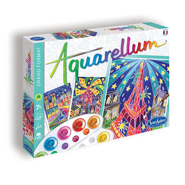 Sentosphre Aquarellum Paris by Night Watercolor Painting Kit