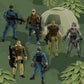 MQSTARSRISE Toy Soldiers Action Figures  6 Pcs Army Men Action Figure Play Set for Kids  US Army Men and SWAT Team Toy with Military  Accessories for Kids Toddler Boy