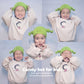 Union Power Green Shrek Hat with Ears, Knitted Halloween Cosplay Prop for Kids & Adults, Fun Candy Hat (54-58cm/21-23)