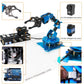 Xarm Uno Robotic Arm 6Dof Robot Arm Kit With Secondary Development Compatible With Arduino Ide, Diy Programming Robot Kit Steam Robot Arm With Sensor And Uno R3 Open Source Code & Tutorial