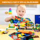 Mannidoo 110 Pieces Classic Building Plates, 11 Sizes Small Baseplates Multipacks - Compatible With Lego Building Pieces, Flat P