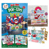 The Elf on the Shelf Insta-Moment Pop-Ups, Small, White Cardboard, Model EOTSPOPUPS2, Includes 3 Backdrops & Accessories
