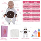 Vollence 19 Inch Full Silicone Reborn Realistic Lifelike Baby Doll - Girl
