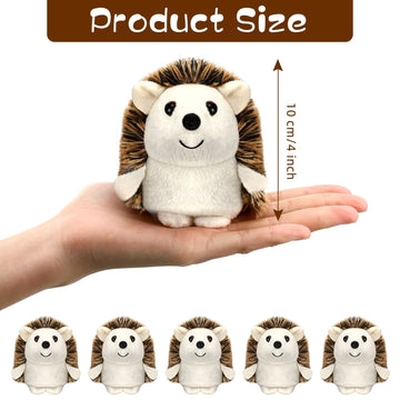 12 Pcs Mini Hedgehog Bulk Plush Stuffed Animal 4 Inch Hedgehog Plush Stuffed Toy Easter Decoration Diy Keychain Accessories Kid