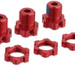 Traxxas 5353R 17mm Splined Wheel Hubs Red-Anodized, 4-Piece, 642-Pack