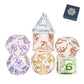 HDdais 7PCS Resin D and D Dice Set, RPG Dice Set with Gift Case for D&D Dungeons and Dragons and Other Tabletop Games