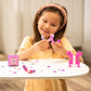Plus Plus 70 Piece Interlocking Building Blocks For Kids, Open Ended Connecting Toys, Stem Bin Classroom Mini Manipulatives - Glitter Mix Play Tube