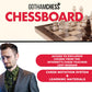 Gothamchess Board- Foldable, Magnetic Pieces, Quality Wood, Fitted Storage, Includes Course By International Master Levy Rozman