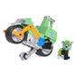 Paw Patrol Deluxe Motorcycle Vehicle - Rocky’s Pull Back with Wheelie Feature, X-Large, Multicolor, Model 778988361948