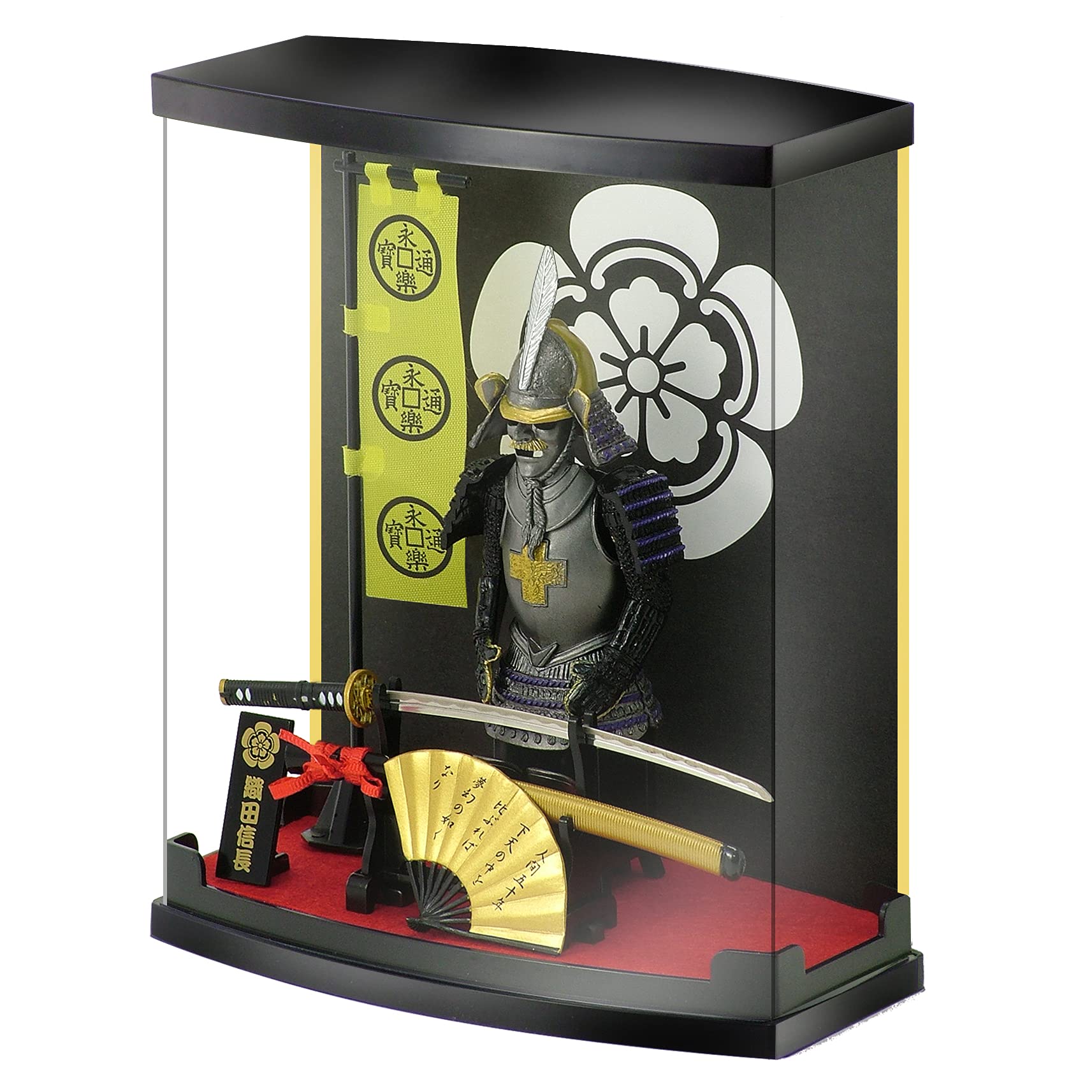MEISTER JAPAN Oda Nobunaga Samurai Figure and Ornament for Fans of Japanese protective covering