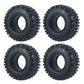 RC-Hub 4PCS 1.0'' Crawler Tires Micro Rubber Tires for 1/24 Axial SCX24 90081 AXI00001 AXI00002 AXI00005 AXI00006 RC Crawler Car