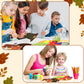 Harloon 6 Set Thanksgiving Turkey Craft Kits for Kids DIY Make a Turkey Art 13-17 Large Thanksgiving Hanging Ornaments Decoratio