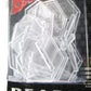 Reaper Miniatures Accessories: 1' Transparent Slotted Hex W/Short Hover Peg (10 Bases, 10 Pegs)
