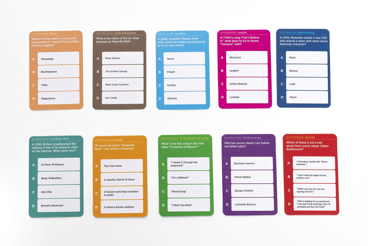 Dss Games Trivillennial | The Trivia Game For Millennials | Party Card Games, 1000 Trivia Questions & Answers | Fun Card Games For Adults Game Nights, Gatherings, & Parties | Ages 17 Up