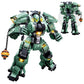 HIGH GODO Mech Robot Building Blocks Set, 542 Pieces, Plastic, Green, Model YC656014, Action Toy for Kids and Adults