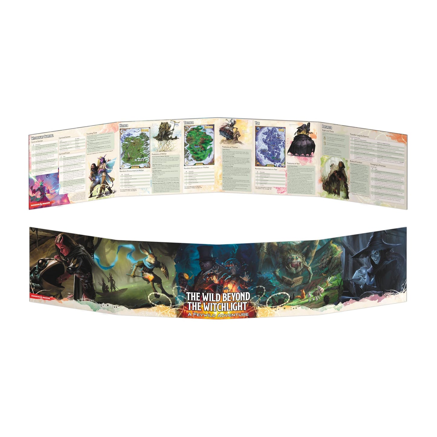 Gale Force Nine D&D The Wild Beyond The Witchlight Dungeon Master'S Screen, For Ages 14 And Up
