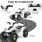 OLAKIDS Kids Ride On ATV  6V Motorized Quad Toy Car for Toddlers  4 Wheeler Battery Powered Electric Vehicle for Boys Girls with Forward/Reverse Switch  Anti-Slip Wheels (White)