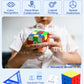 Cfmour Magnetic Speed Cube 3X3 - Moyu Rs3M Stickerless Cube, 48 Magnets - Super Fast Problem-Solving Brain Teaser Puzzle Toy For
