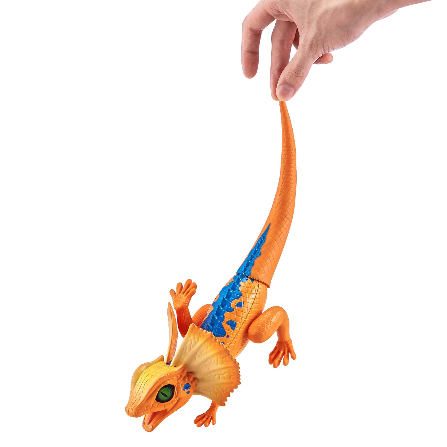 Robo Alive Lurking Lizard Series 3 Orange By Zuru Battery-Powered Robotic Light Up Interactive Electronic Reptile Toy That Moves
