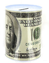 100 Dollar Bill Tin Money Bank
