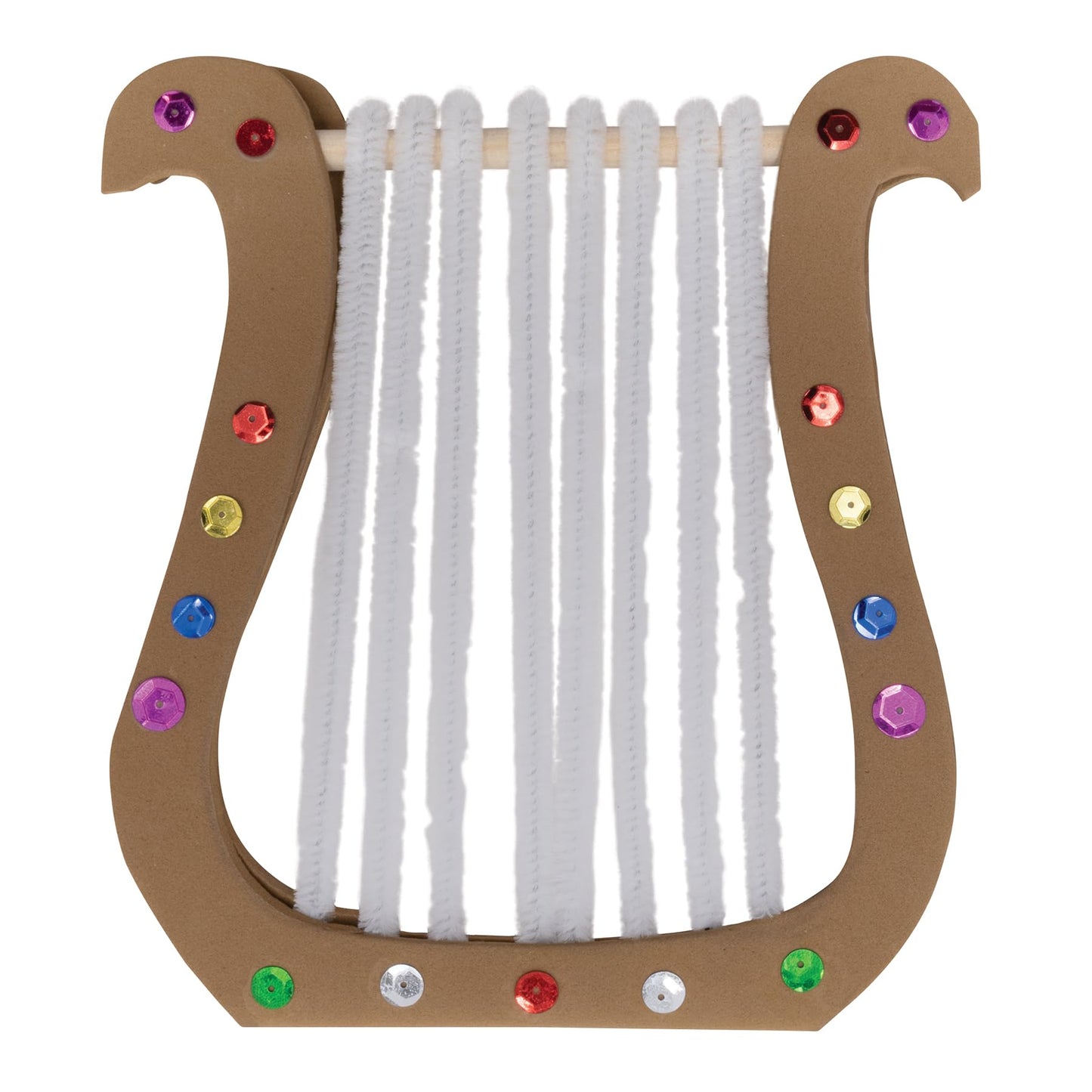 Creativity Street Chenille Stems/Pipe Cleaners 12 Inch x 6mm 100-Piece, White