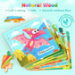 Zeoddler Wooden Puzzles For Toddlers, 8 Pack Dinosaur Jigsaw Puzzles For Kids3-5, 9 Pieces Preschool Learning Activities, Learning & Educational Puzzles, Gift For Boys, Girls