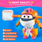 Super Wings Transformable Toys, 5 In Tiki Airplane Transforming Figures Toys, 2 In 1 Mode Rescue Bots Action Figure Toys For 3-5