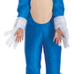 Disguise Sonic Inflatable Kids Costume, Official Sonic Move 3 Inflating Costume with Fan, One Size Child