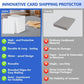 DEDC 100 Packs Trading Card Shipping Protector White  Card Protector Shipping for Top Loaders  Soft Card Sleeves and Semi-Rigid Card Holder  Trading Card Shipping Supplies  Card Grading Essential