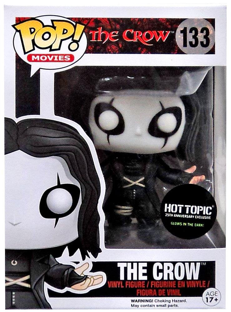 Funko Pop! Movies: The Crow 25Th Anniversary Glow In The Dark Hot Topic Exclusive