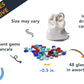 We Games Replacement Glass Mancala Stones In Assorted Colors