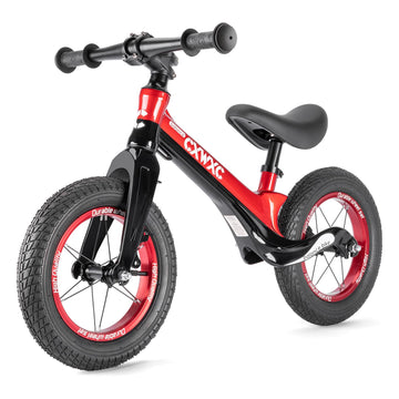 Cxwxc 12'' Toddler Balance Bike - Ages 24 Months To 5 Years - Kids Push Balance Bike With Footrest, No Pedal Training Bicycle -